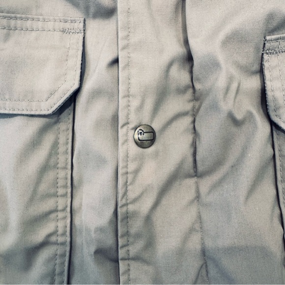 Vintage Men’s Woolrich Tan Trench Coat Rain Coat Medium - Picture 7 of 9